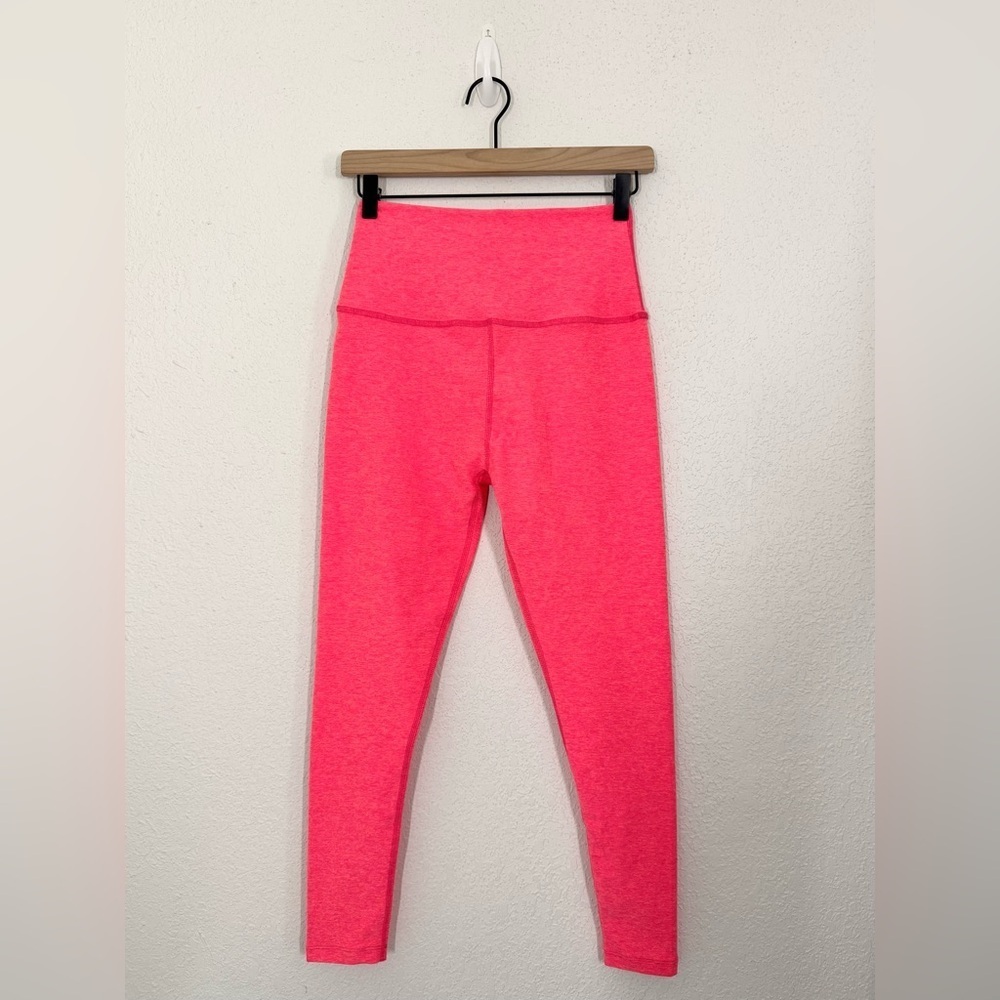 Beyond Yoga Spacedye Caught in the Midi Ankle Leggings Pink Heather Large - Picture 2 of 6